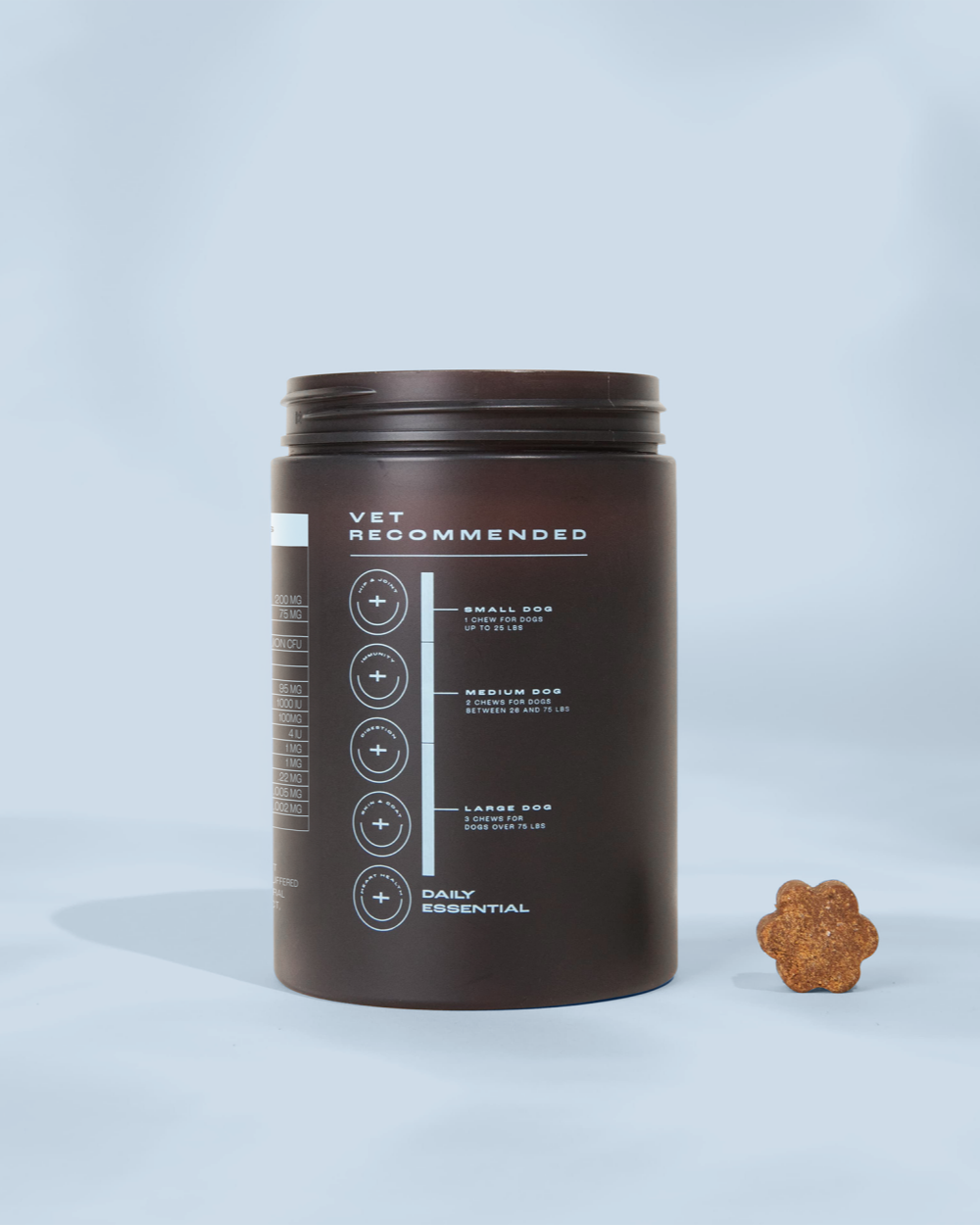 Dog is Human DM-01 The Daily Multivitamin - Human-Grade Dog Vitamins & Supplements - All-in-One Chew with Probiotics, CoQ10, Essential Vitamins for All Breeds & Ages