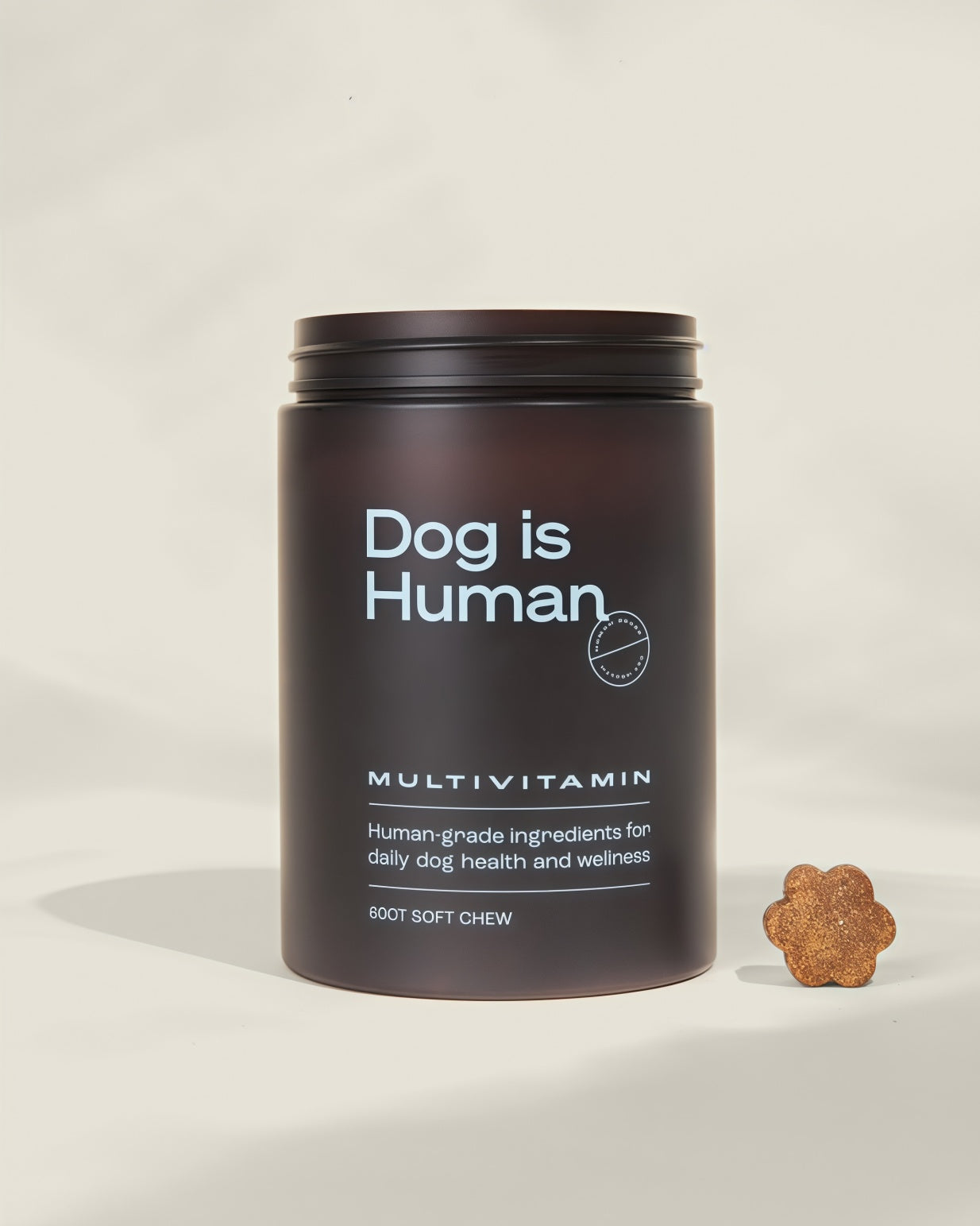 Dog is Human DM-01 The Daily Multivitamin - Human-Grade Dog Vitamins & Supplements - All-in-One Chew with Probiotics, CoQ10, Essential Vitamins for All Breeds & Ages
